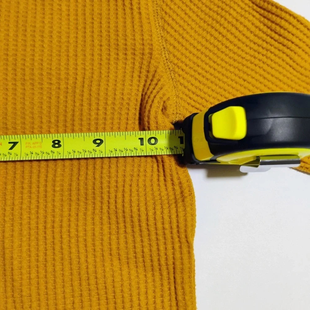 Gymboree Mustard Waffle Knit Henley 2T Toddler Long Sleeve Top